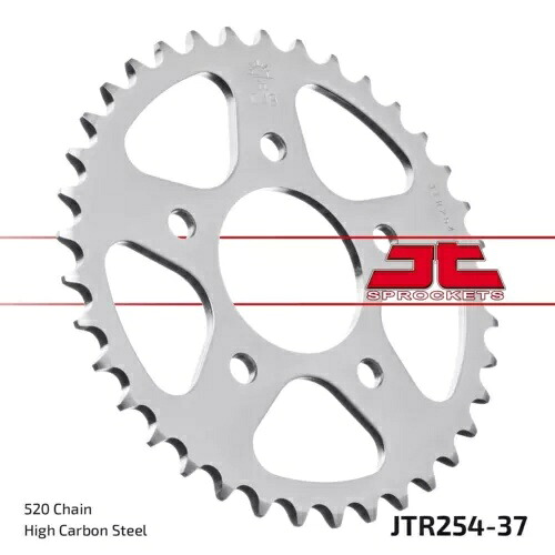 ホンダ CBF 250 2004-2007 JT ナチュラル リア スプロケット 37T 520 JTR254.37 Honda CBF 250 2004-2007 JT Natural Rear Sprocket 37T 520 JTR254.37 【並行輸入品】