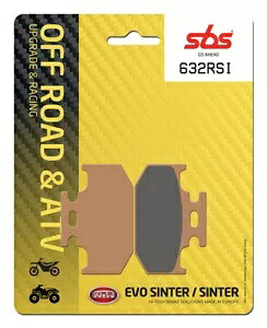 ヤマハ YZ 125 1990-1995 SBS レースシンタードリアブレーキパッド 632RSI- Yamaha YZ 125 1990-1995 SBS Race Sintered Rear Brake Pad 632RSI- 【並行輸入品】