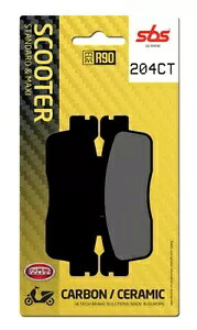 Kymco X-Town CT 125 2020 SBS カーボン リア ブレーキ パッド 204CT Kymco X-Town CT 125 2020 SBS Carbon Rear Brake Pad 204CT 【並行輸入品】