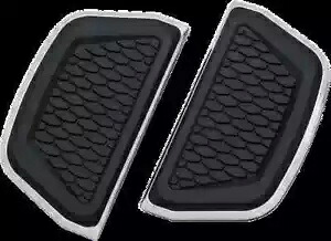 Kuryakyn クローム ヘックス パッセンジャー フロアボード ペア ハーレー ダイナ スイッチバック 12-16 Kuryakyn Chrome Hex Passenger Floorboard Pair Harley Dyna Switchback 12-16 【並行輸入品】