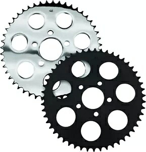 HD グロス ブラック 51 歯 リア スプロケット 6mm オフセット ハーレー ロード グライド カスタム 10-13 HD Gloss Black 51 Tooth Rear Sprocket 6mm Offset Harley Road Glide Custom 10-13 【並行輸入品】