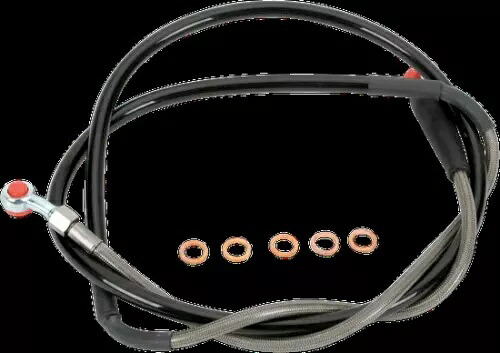 Moose ステンレス鋼 PVC コーティング編組フロント ブレーキ ライン ヤマハ YZ125 01-04 Moose Stainless Steel PVC Coated Braided Front Brake Line Yamaha YZ125 01-04 【並行輸入品】 43,615円