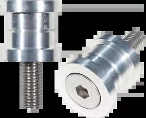 SM クローム 1インチ Al ハンドルバー ライザー ブッシング ペア ダイナ ストリート ボブ 06-17用 SM Chrome 1in Al Handlebar Riser Bushing Pair for Dyna Street Bob 06-17 【並行輸入品】