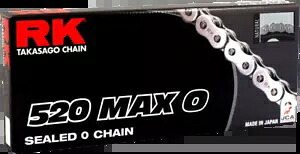 RK ゴールド 520 Max-O ドライブ チェーン 120 リンク O リング ホンダ CR250M 74-76 RK Gold 520 Max-O Drive Chain 120 Links O Ring Honda CR250M 74-76 【並行輸入品】