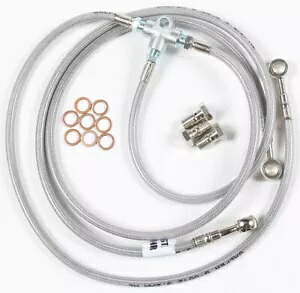 Galfer +2 ステンレススチール フロント ブレーキ ライン キット ホンダ TRX450ER 06-14用 Galfer +2 Stainless Steel Front Brake Line Kit for Honda TRX450ER 06-14 【並行輸入品】