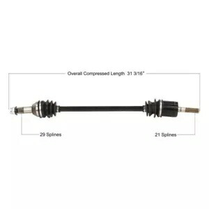 チタンリア左交換用 CV アクスル Can-Am ディフェンダー HD10 4x4 20-21 Tytaneum Rear Left Replacement CV Axle Can-Am Defender HD10 4x4 20-21 【並行輸入品】 44,330円