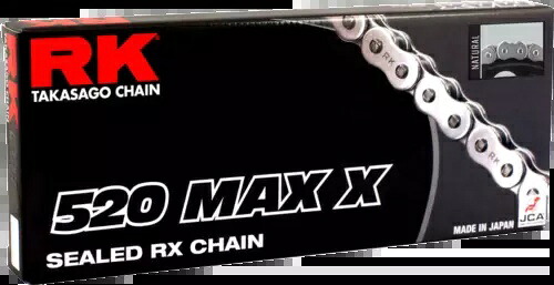 RK 520 Max X ドライブ チェーン 120 リンク RX リング KTM 150 XCW 17 RK 520 Max X Drive Chain 120 Links RX Ring KTM 150 XCW 17 【並行輸入品】