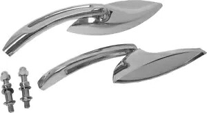 ハードドライブ クロム楕円形サイドミラー ペア ハーレー ナイト トレイン 99-09 Harddrive Chrome Elliptical Side Mirror Pair Harley Night Train 99-09 【並行輸入品】