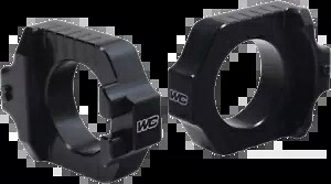 Works ブラック アルミニウム エリート アクスル ブロック ペア ヤマハ YZ450F 10-22用 Works Black Aluminum Elite Axle Block Pair for Yamaha YZ450F 10-22 【並行輸入品】