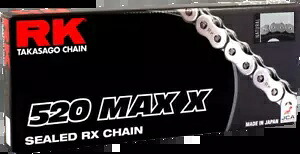 RK 520 Max X ドライブ チェーン 120 リンク RX リング Husaberg FC600 93-00 RK 520 Max X Drive Chain 120 Links RX Ring Husaberg FC600 93-00 【並行輸入品】