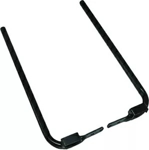 HD ブラック サドルバッグ サポート ブラケット キット ハーレー ストリート グライド 06-08 HD Black Saddle Bag Support Bracket Kit Harley Street Glide 06-08 【並行輸入品】