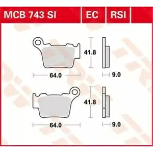 Sherco Scf 450 2020 TRW EC シリーズ セラミック ブレーキ パッド MCB743EC- Sherco Scf 450 2020 TRW Ec Series Ceramic Brake Pads MCB743EC- 【並行輸入品】