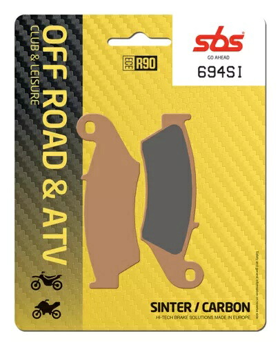 ヤマハ WR 250 1998-2002 SBS シンター フロント ブレーキ パッド 694SI- Yamaha Wr 250 1998-2002 SBS Sinter Front Brake Pad 694SI- 【並行輸入品】