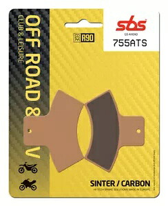 1999-2002 ポラリス スポーツマン 4x4 335 SBS シンター リア ブレーキ パッド 755ATS- 1999-2002 Polaris Sportsman 4x4 335 SBS Sinter Rear Brake Pad 755ATS- 【並行輸入品】