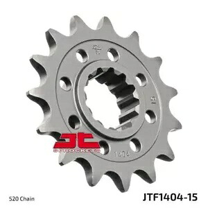 BMW M 1000 RR ABS 2021-2022 JT ナチュラル フロント スプロケット 15T 520 JTF1404.15 BMW M 1000 RR ABS 2021-2022 JT Natural Front Sprocket 15T 520 JTF1404.15 【並行輸入品】