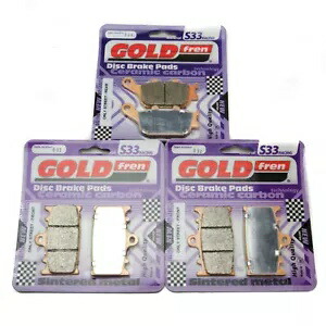 Goldfren S33 ブレーキパッドフロント & リアスズキ GSF1200 K6 AK6 バンディット NoABS 2006 Goldfren S33 Brake Pads Front & Rear For Suzuki GSF1200 K6 AK6 Bandit NoABS 2006 【並行輸入品】