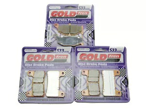 Goldfren S33 ブレーキパッド フロント & リア スズキ GSX 1300 R 隼 2008-2012 Goldfren S33 Brake Pads Front & Rear For Suzuki GSX 1300 R Hayabusa 2008-2012 【並行輸入品】 37,895円