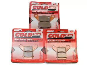 Goldfren ブレーキパッド フロント & リア Quadzilla XRV 250 E 2006-2007用 Goldfren Brake Pads Front & Rear For Quadzilla XRV 250 E 2006-2007 【並行輸入品】