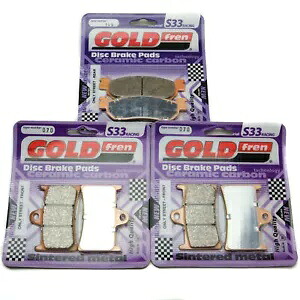 Goldfren S33 ブレーキパッド フロント & リア ヤマハ YZF-R6 1999-2002 Goldfren S33 Brake Pads Front & Rear For Yamaha YZF-R6 1999-2002 【並行輸入品】
