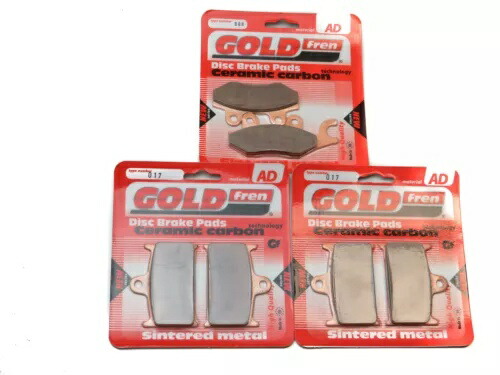 Goldfren ブレーキパッド フロント & リア Triumph Trophy 900 (Fr. VIN 9083) 1994-2001 用 Goldfren Brake Pads Front & Rear For Triumph Trophy 900 (Fr. VIN 9083) 1994-2001 【並行輸入品】