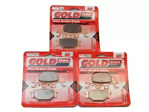 Goldfren ブレーキパッド フロント & リア ボンバルディア/Brp DS 250 2006 Goldfren Brake Pads Front & Rear For Bombardier/Brp DS 250 2006 【並行輸入品】