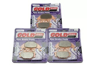 Goldfren S33 ブレーキパッド フロント & リア ボンバルディア/Brp DS 250 2006 Goldfren S33 Brake Pads Front & Rear For Bombardier/Brp DS 250 2006 【並行輸入品】