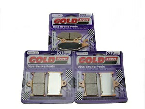 Goldfren S33 ブレーキパッド フロント & リア トライアンフ タイガー エクスプローラー 1200 2012-2015 Goldfren S33 Brake Pads Front & Rear For Triumph Tiger Explorer 1200 2012-2015 【並行輸入品】