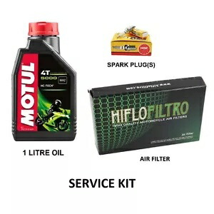 Vespa LX 50 2T Touring 2010-2013 用サービスキット (オイル、スパークプラグ、エアフィルター) Service Kit For Vespa LX 50 2T Touring 2010-2013 (Oil, Spark Plug, Air Filter) 【並行輸入品】