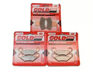 Goldfren ブレーキパッド フロント & リア ポラリス 455cc ディーゼル 4 x 4 EBS 1999-2000 用 Goldfren Brake Pads Front & Rear For Polaris 455cc Diesel 4 x 4 EBS 1999-2000 【並行輸入品】