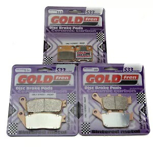 Goldfren S33 ブレーキパッド フロント & リア ホンダ NC 750 NC 750 2014-2018 Goldfren S33 Brake Pads Front & Rear For Honda NC 750 NC 750 2014-2018 【並行輸入品】