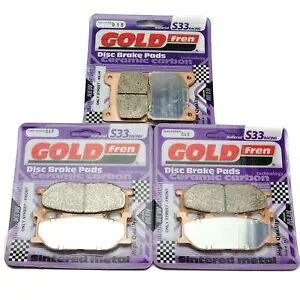 Goldfren S33 ブレーキパッド フロント & リア ヤマハ XJ 900 S 流用 1995-2003 Goldfren S33 Brake Pads Front & Rear For Yamaha XJ 900 S Diversion 1995-2003 【並行輸入品】