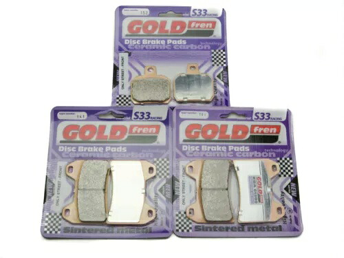 Goldfren ブレーキパッド フロント & リア ドゥカティ 1200 S ムルティストラーダ ツーリング 2010-2014 Goldfren Brake Pads Front & Rear For Ducati 1200 S Multistrada Touring 2010-2014 【並行輸入品】