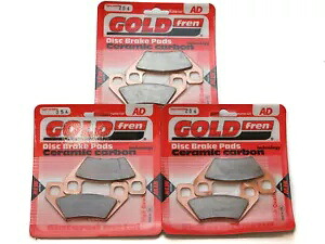 Goldfren ブレーキパッド フロント & リア Arctic Cat 700 TRV XT 2013-2014 Goldfren Brake Pads Front & Rear For Arctic Cat 700 TRV XT 2013-2014 【並行輸入品】