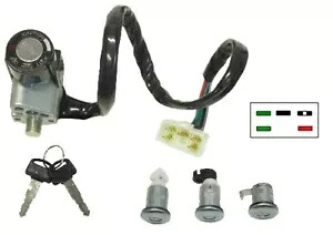 点火ロックセット ホンダ 5Wire SJ50 1993-99用 Ignition Lock Set For Honda 5Wire SJ50 1993-99 【並行輸入品】