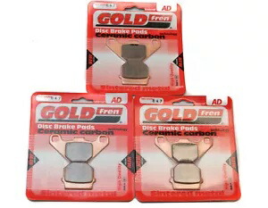 Goldfren ブレーキパッド フロント & リア Can Am DS 90 X (2x4/4T) 2008-2015 用 Goldfren Brake Pads Front & Rear For Can Am DS 90 X (2x4/4T) 2008-2015 【並行輸入品】