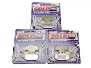 Goldfren S33 ブレーキパッド フロント & リア Can Am アウトランダー 800 R Xmr 2011-2012 Goldfren S33 Brake Pads Front & Rear For Can Am Outlander 800 R Xmr 2011-2012 【並行輸入品】