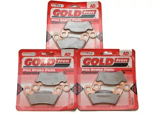 Goldfren ブレーキパッド フロント & リア ポラリス 500 レンジャー (2 x 4/4 x 4) 2006-2007 Goldfren Brake Pads Front & Rear For Polaris 500 Ranger (2 x 4/4 x 4) 2006-2007 【並行輸入品】