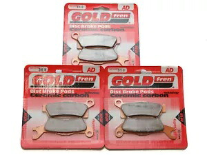 Goldfren ブレーキパッド フロント & リア Can Am Renegade 800 R STD 2012-2015 用 Goldfren Brake Pads Front & Rear For Can Am Renegade 800 R STD 2012-2015 【並行輸入品】