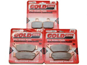 Goldfren ブレーキパッド フロント & リア アプリリア ETV 1000 Caponord 非 ABS 2001-2003 Goldfren Brake Pads Front & Rear For Aprilia ETV 1000 Caponord Non ABS 2001-2003 【並行輸入品】