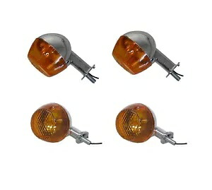 インジケーター 4 フロント&リア コンプリート セット ヤマハ RD 200 DX (キャスト ホイール) 1980 Indicators Complete Set of 4 Front & Rear For Yamaha RD 200 DX (Cast Wheel) 1980 【並行輸入品】