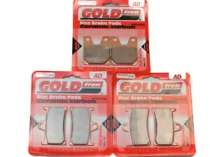 Goldfren ブレーキパッド フロント & リア ヤマハ YZF-R1 1998-2001 Goldfren Brake Pads Front & Rear For Yamaha YZF-R1 1998-2001 【並行輸入品】