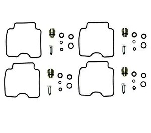 4x キャブレター修理キット ヤマハ XJR 1300 2004用 4x Carb Carburettor Repair Kit For Yamaha XJR 1300 2004 【並行輸入品】
