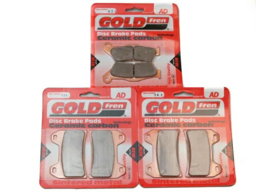 Goldfren ブレーキパッド フロント & リア Moto Guzzi 1200 Norge GT 8V (ABS) 2008-2015 用 Goldfren Brake Pads Front & Rear For Moto Guzzi 1200 Norge GT 8V (ABS) 2008-2015 【並行輸入品】