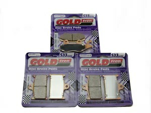 Goldfren S33 ブレーキパッド フロント & リア トライアンフ スプリント ST1050 非 ABS 2005-2010 Goldfren S33 Brake Pads Front & Rear For Triumph Sprint ST1050 Non ABS 2005-2010 【並行輸入品】