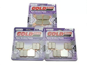 Goldfren S33 ブレーキパッド フロント & リア Ktm 950 スーパーモト 2005-2007 Goldfren S33 Brake Pads Front & Rear For Ktm 950 Supermoto 2005-2007 【並行輸入品】