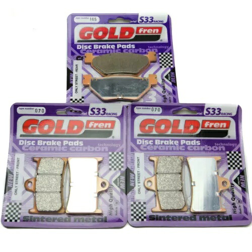 Goldfren ブレーキパッド フロント & リア ヤマハ FJR 1300 A ABS/2 パッドフロント 2003-2005 Goldfren Brake Pads Front & Rear For Yamaha FJR 1300 A ABS/2 Pad Front 2003-2005 【並行輸入品】