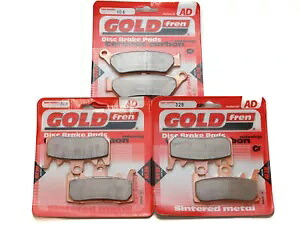 Goldfren ブレーキパッド フロント & リア Bmw R1200 GS K50 L/C Radical 2013-2018 Goldfren Brake Pads Front & Rear For Bmw R1200 GS K50 L/C Radical 2013-2018 【並行輸入品】