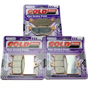 Goldfren ブレーキパッド フロント & リア ヤマハ XP500 T-Max 530 Eng NonABS 2012-2016 Goldfren Brake Pads Front & Rear For Yamaha XP500 T-Max 530 Eng NonABS 2012-2016 【並行輸入品】
