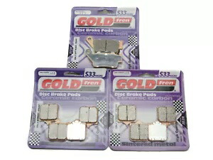 Goldfren S33 ブレーキパッド フロント & リア Ktm 990 Superduke 2005-2011 Goldfren S33 Brake Pads Front & Rear For Ktm 990 Superduke 2005-2011 【並行輸入品】