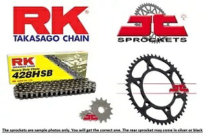 RK チェーンと JT スプロケットホンダ CB125 T/T2 TA、TB、TZ 78-82 RK Chain and JT Sprockets For Honda CB125 T/T2 TA,TB,TZ 78-82 【並行輸入品】